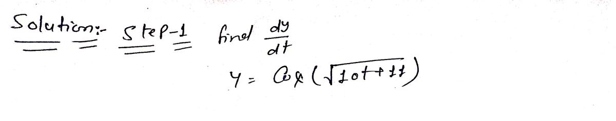 Calculus homework question answer, step 1, image 1